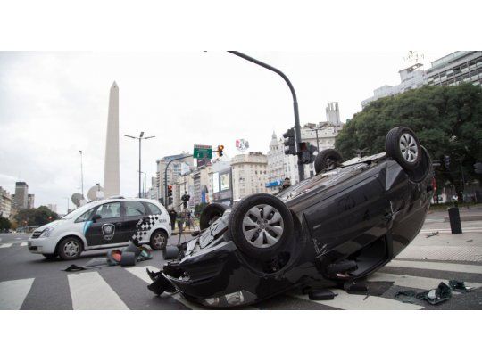 Cada una hora hay un accidente de tránsito en la Ciudad
