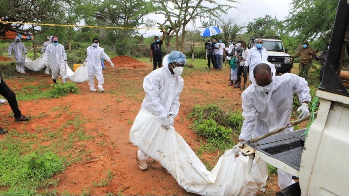 They accuse a sect of urging more of its 400 followers to starve to death