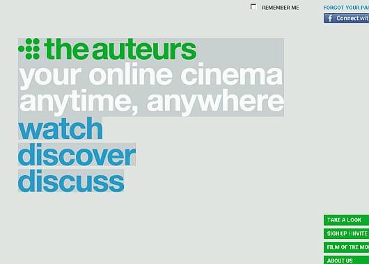 The Auteurs, distinguido entre los sitios de cine.