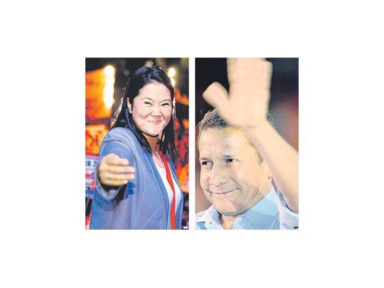 Keiko Fujimori y Ollanta Humala, protagonistas de la segunda vuelta del domingo en Perú. Son los últimos candidatos que hubiesen preferido el votante moderado o los mercados financieros, pero uno se convertirá en presidente.