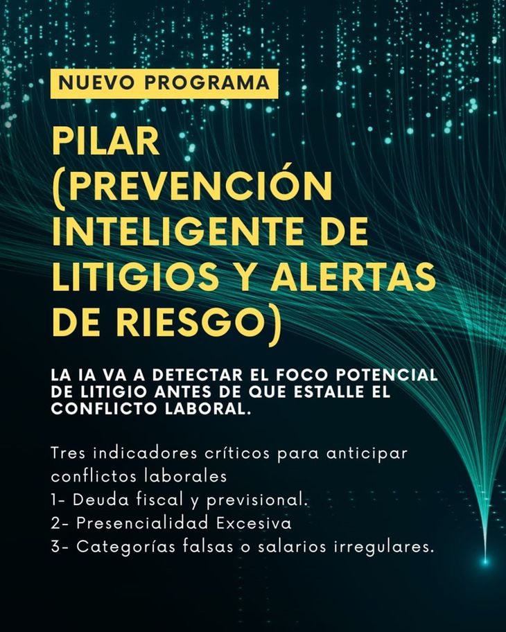 Diseñado desde la experiencia y la formación académica, PILAR busca modernizar los procesos judiciales laborales sin perder el foco en los derechos. Diseñado desde la experiencia y la formación académica, PILAR busca modernizar los procesos judiciales laborales sin perder el foco en los derechos.