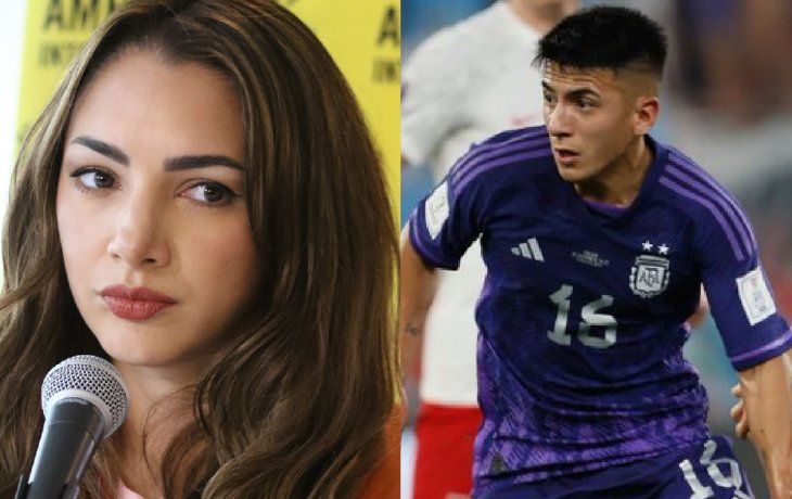 Thelma Fardin repudió el debut de Thiago Almada en el Mundial de Qatar