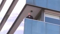 Imágenes del drama de los vecinos en medio de las llamas.