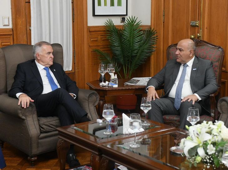 Jaldo recibió a Manzur en la Casa de Gobierno hace menos de un mes. Una foto política de relieve para Tucumán.
