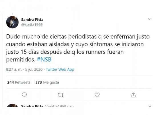 Sandra Pitta contra Nora Bar