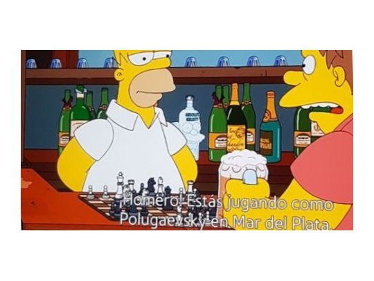 Homero juega al ajedrez como Polugaevsky en Mar del Plata.