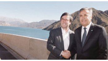 Contacto. Luis Moreno y Alfredo Cornejo, en la previa a la Cumbre.