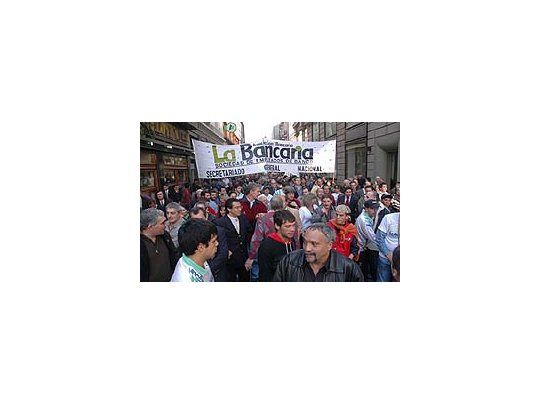 Los bancarios realizarán una nueva jornada de protesta.