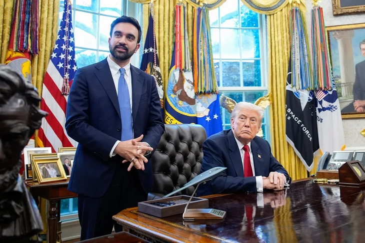 Trump y Mamdani en la Casa Blanca. Trump y Mamdani en la Casa Blanca.