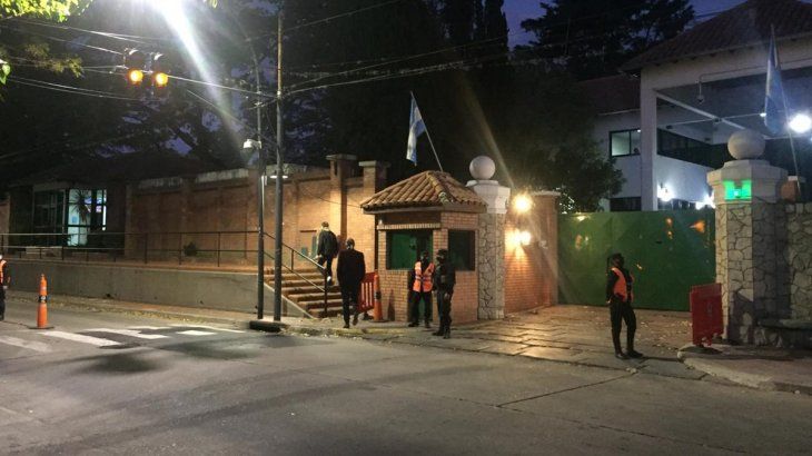 El anuncio se realizó en la quinta de Olivos.