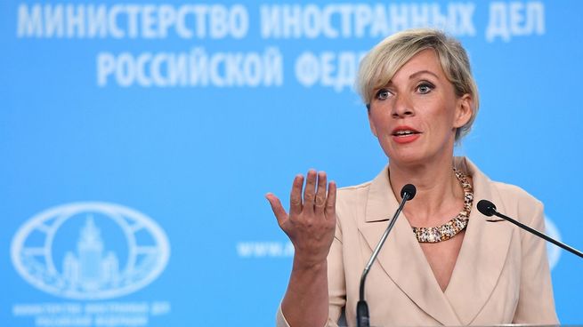 María Zajárova, ministra del gobierno ruso.&nbsp;