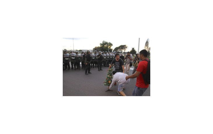 Trabajadores fueron desalojados por Gendarmería