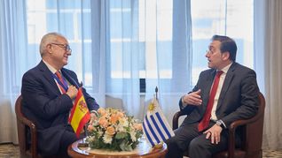 El futuro canciller mantuvo una nutrida agenda de reuniones diplomáticas en la mañana previa a la asunción.