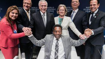 Pele en una de sus últimas apariciones públicas.
