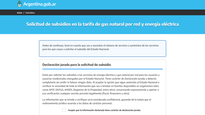 Subsidios. El Gobierno todavíam permite la presentación de DDJJ para solicitar los beneficios en la factura de luz y gas.&nbsp; 