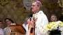 Jorge García Cuerva ofició una misa en recuerdo del papa Francisco. 