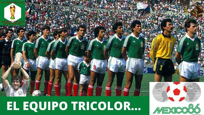 En el Estadio Azteca de la Ciudad de México, se inaugura la Copa Mundial de Futbol 1986.