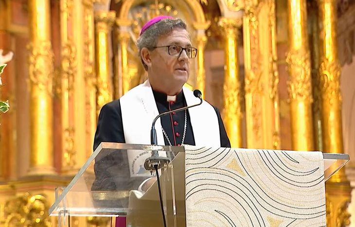 Arzobispo Jorge García Cuerva, en la homilía del Tedeum por el 25 de Mayo. Arzobispo Jorge García Cuerva, en la homilía del Tedeum por el 25 de Mayo.