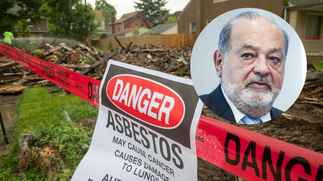 El desastre ambiental que Carlos Slim Helú intentó ocultar: millones de mexicanos respiraron asbesto por culpa de una compañía del magnate