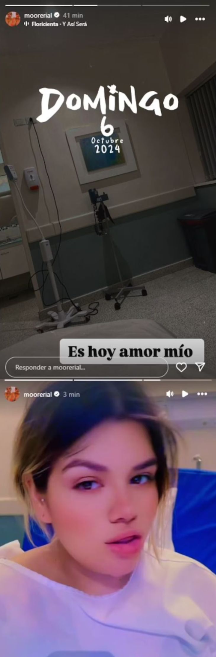 Morena Rial shared her happiness on social networks. Morena Rial shared her happiness on social networks.