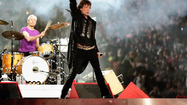 Cómo fue el show de los Stones en el escenario del Super Bowl 2006.