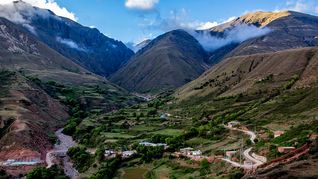 Nazareno es una pequeña localida de Salta que atrae el turismo por sus vistas.