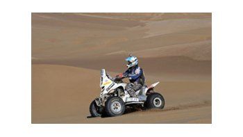 Tomás Maffei, a bordo de su Yamaha, marca usada por los argentinos que comandan.