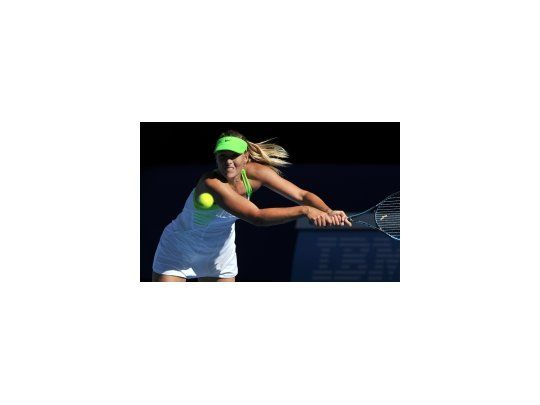 Sharapova derrotó en la semi a Kvitova.
