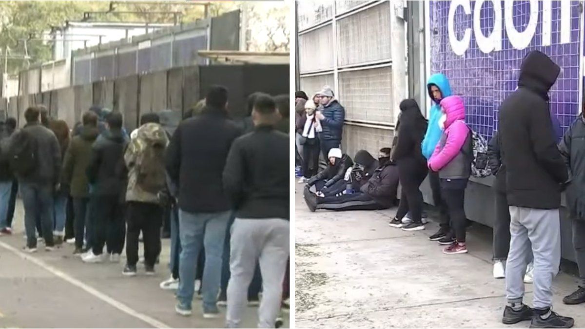 Furor for the National Team: long lines to collect tickets that have already sold out