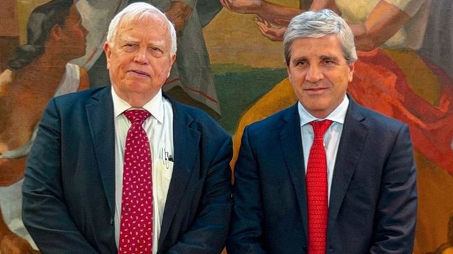 James Heckman junto a Luis Caputo