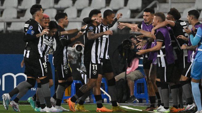 Festejo. Botafogo eliminó a Patronato de la Copa Sudamericana.