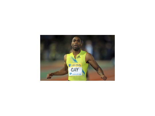 Tyson Gay batió récord en Londres
