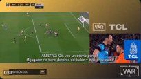 La explicación del árbitro para anular el gol de River.
