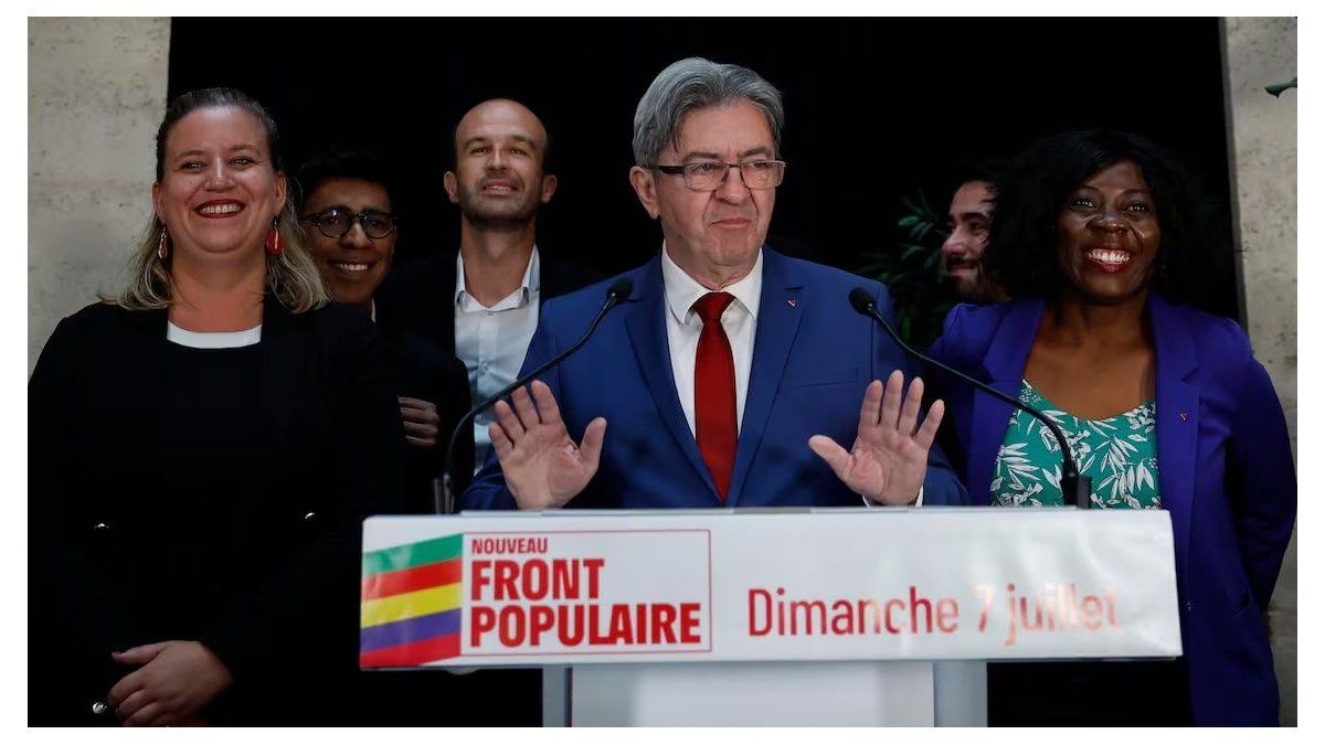 The left is leading the elections against Emmanuel Macron and the far right, according to the first polls