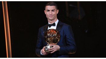 Cristiano, con su quinto Balón de Oro.