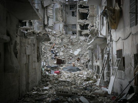 La ciudad de Idleb ha sido blanco de frecuentes bombardeos de las fuerzas sirias y rusas.