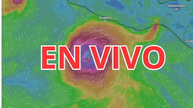 Trayectoria en vivo de la tormenta tropical Vance.