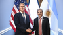 Scott Besent, US Treasury Secretary, and Economy Minister Luis Caputo.