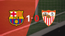 Barcelona took advantage of its home ground and beat Seville