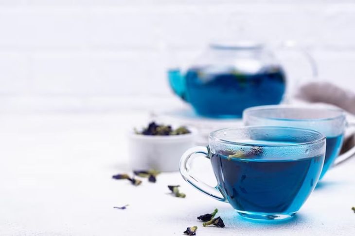 Té azul.