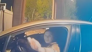 Las imágenes capturaron a la sospechosa cuando ingresaba al barrio privado.