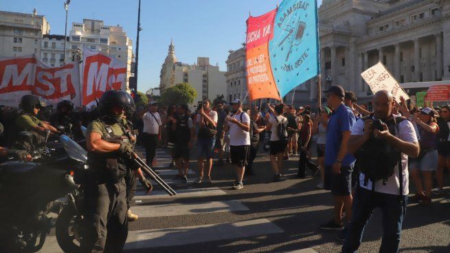 Liberaron a las cuatro mujeres detenidas en el Congreso.