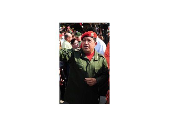 Hugo Chávez.
