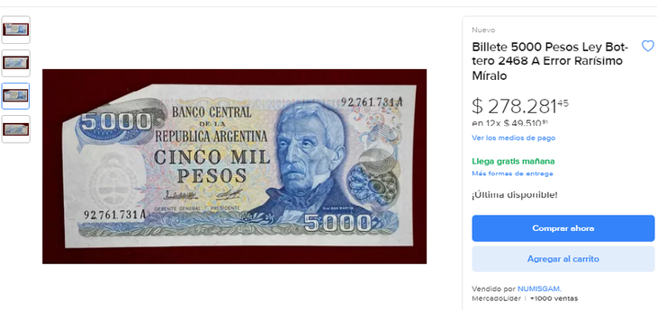 Publicación del vendedor Publicación del vendedor