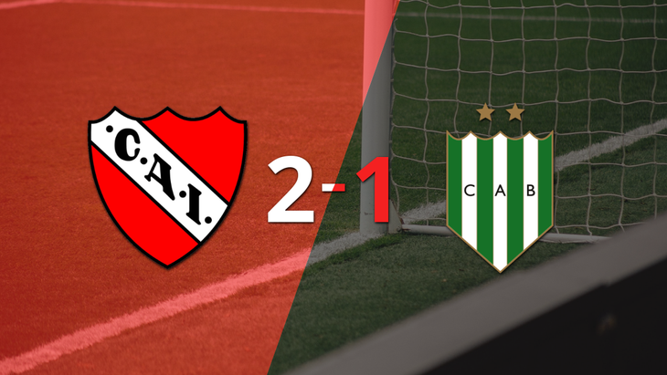 Independiente logró una victoria como anfitrión por 2 a 1 frente a Banfield