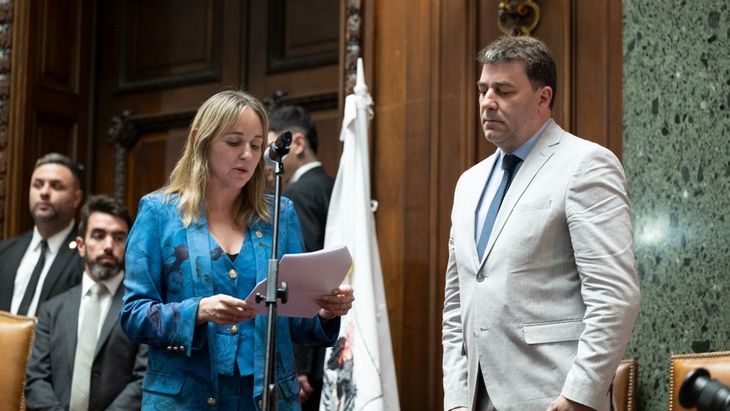 Claudio Cingolani, de la Coalición Cívica, ocupará el lugar de Gustavo Mola. Claudio Cingolani, de la Coalición Cívica, ocupará el lugar de Gustavo Mola.