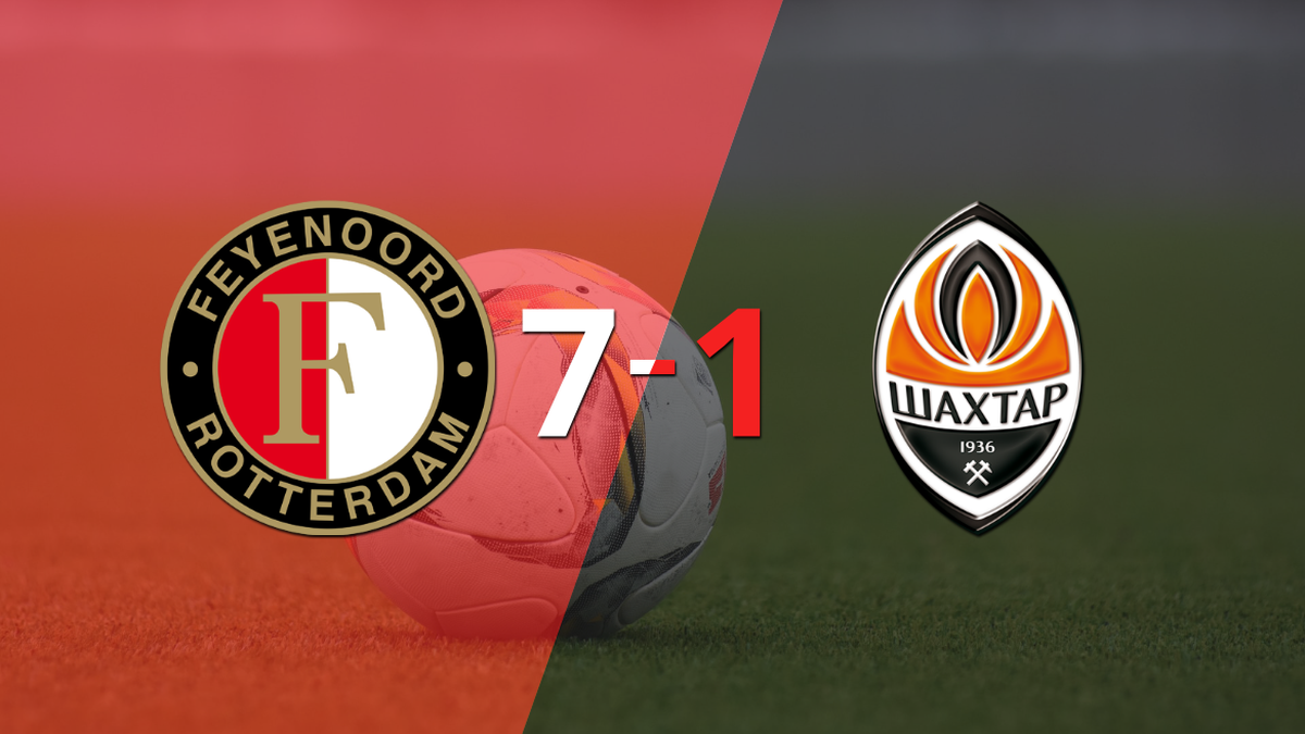 Feyenoord thrashed and qualified for the Quarterfinals