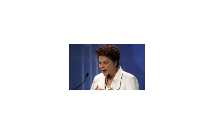 La candidata del oficialismo Dilma Rousseff