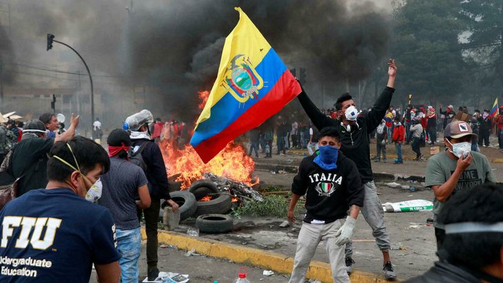 Las protestas de los movimientos sociales en 2019 obligaron al gobierno de Ecuador dar marcha atrás con el alza de la nafta.