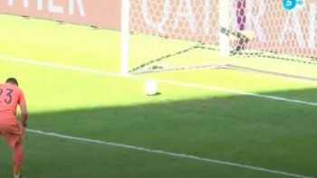 el insolito gol en contra que se hizo espana ante croacia